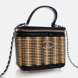 Chanel Take Away Small Black Calfskin Vanity Case