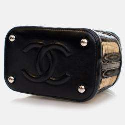 Chanel Take Away Small Black Calfskin Vanity Case