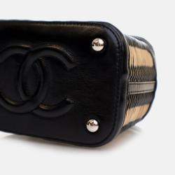 Chanel Take Away Small Black Calfskin Vanity Case