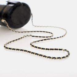 Chanel Black Patent Round Vanity Clutch