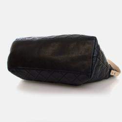 Pre Owned Chanel Reissue Black Caviar Messenger Flap Bag