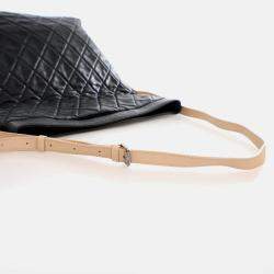Pre Owned Chanel Reissue Black Caviar Messenger Flap Bag