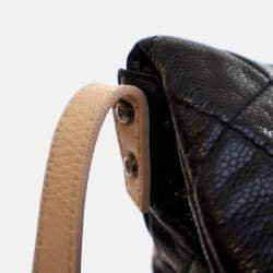 Pre Owned Chanel Reissue Black Caviar Messenger Flap Bag