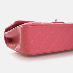 Chanel Classic Double Flap Medium Pink Lambskin Bag