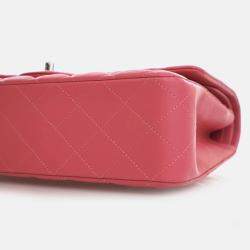 Chanel Classic Double Flap Medium Pink Lambskin Bag