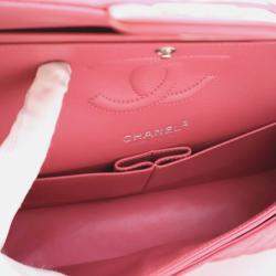 Chanel Classic Double Flap Medium Pink Lambskin Bag