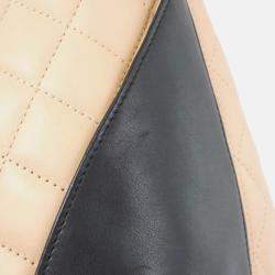 Chanel Cambon Line Beige/Black Handbag
