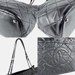 Chanel Timeless CC Black Leather Shoulder Bag