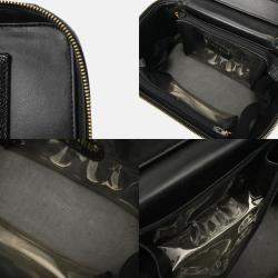 Chanel Vanity Black Leather Shoulder Bag