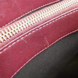 Chanel Mademoiselle Bordeaux Sheepskin Leather Shoulder Bag