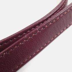 Chanel Mademoiselle Bordeaux Sheepskin Leather Shoulder Bag