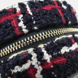Chanel Round Multicolor Tweed Shoulder Bag
