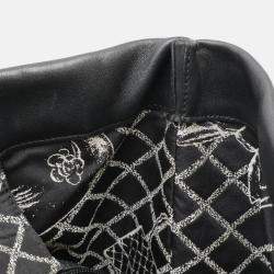Chanel Essential Rue Cambon Black White Leather Tote Bag