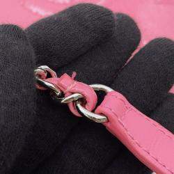 Chanel Round Pink Patent Leather Shoulder Bag