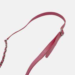Chanel Round Pink Patent Leather Shoulder Bag