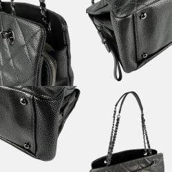 Pre Owned Chanel Timeless CC Leather SHopping Tote Bag