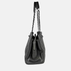 Pre Owned Chanel Timeless CC Leather SHopping Tote Bag