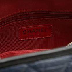 Chanel Gabriel De Hobo Large Shoulder Bag Leather Navy