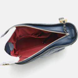 Chanel Gabriel De Hobo Large Shoulder Bag Leather Navy