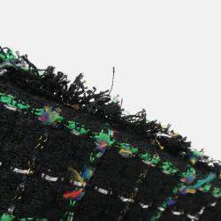 Chanel Resin Strass Large Robot Black Tweed Shopping Bag 