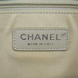 Chanel Deauville Black Canvas Tote Bag 