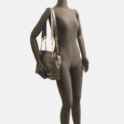 Chanel CC Chain Black Caviar Skin Shoulder Bag 