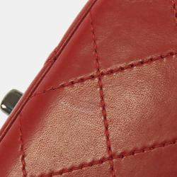 Chanel Red Mini Rectangular Classic Lambskin Single Flap