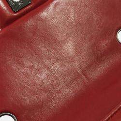Chanel Red Mini Rectangular Classic Lambskin Single Flap