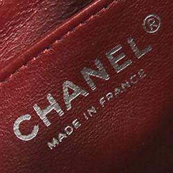 Chanel Red Mini Rectangular Classic Lambskin Single Flap