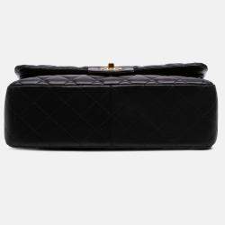 Chanel Black Jumbo Classic Lambskin Double Flap