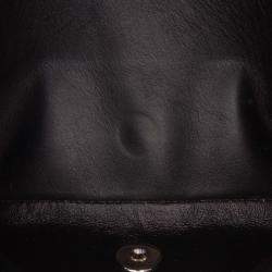 Chanel Black Medium Classic Patent Double Flap