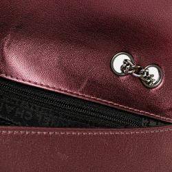 Chanel Purple CC Quilted Iridescent Calfskin Full Single Flap