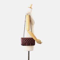 Chanel Purple CC Quilted Iridescent Calfskin Full Single Flap
