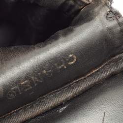 Pre Owned Chanel Black Caviar Leather CC Vanity Case