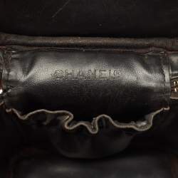 Pre Owned Chanel Black Caviar Leather CC Vanity Case