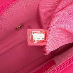 Pre Owned Chanel Pink Medium Quilted Lambskin Mademoiselle Chic Flap