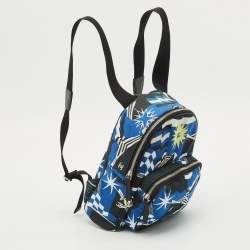 Chanel Blue/Black Canvas Cruise Line Backpack