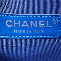 Chanel Blue/Black Canvas Cruise Line Backpack
