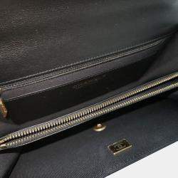 Chanel Black Leather Chain Shoulder Bag