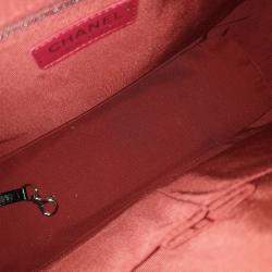 Pre Owned Chanel Beige/Black Leather Gabrielle Hobo Medium Bag