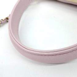 Pre Owned Chanel Pink Leather Lambskin Trendy CC Small bag