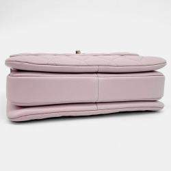 Pre Owned Chanel Pink Leather Lambskin Trendy CC Small bag