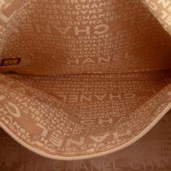 Chanel Brown Calfskin Square Stitch Tassel Hobo