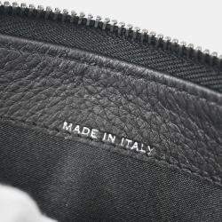 Chanel CC Black Calfskin Leather Wallet