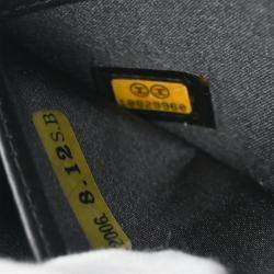 Chanel CC Black Calfskin Leather Wallet