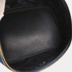 Chanel CC Blue Denim Vanity Handbag