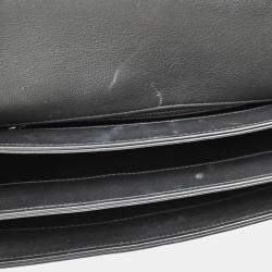 Chanel Trendy CC Dual Black Calfskin Top Handle Handbag 