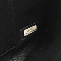 Chanel Trendy CC Dual Black Calfskin Top Handle Handbag 