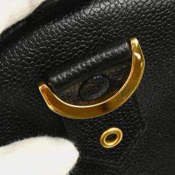 Chanel Vintage Timeless Black Calfskin Boston Bag