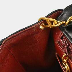 Chanel Diana Small Black Lambskin Shoulder Bag